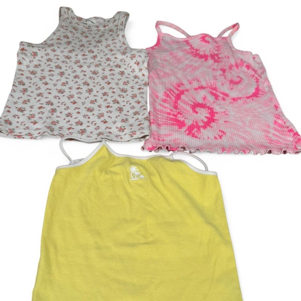 Girls Tank Top Lot Set of Three